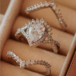 Zaria 3pc ring set